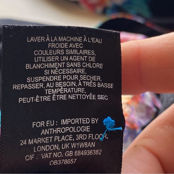 Anthropologie Maeve Woman Size 12 Woodland Walk Button Front Floral Blouse - Picture 11 of 12